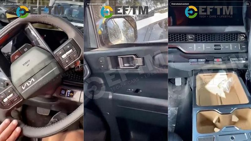 Kia показала свой первый пикап Tasman в маскировке