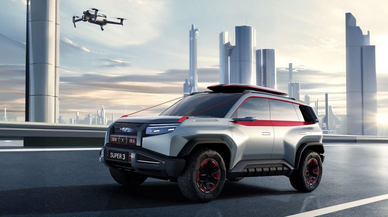 У BYD появился молодёжный внедорожник с дроном
