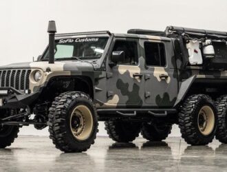 Jeep Gladiator превратили в суровый шестиколёсник для путешествий