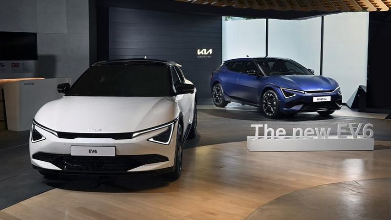 Kia показала обновлённый EV6: свежая внешность и другая батарея