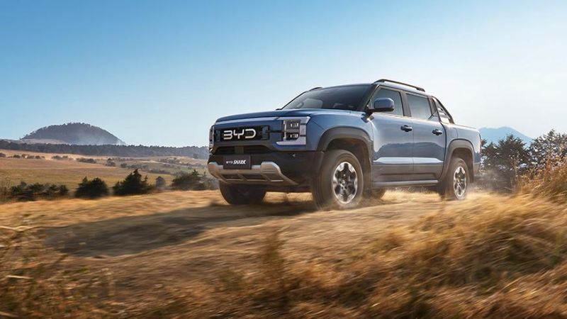 Новый пикап BYD сможет разгоняться до 100 км/ч за 5.7 секунды