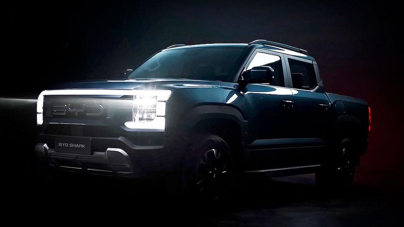 Первый пикап BYD назовут «Акулой» — Shark