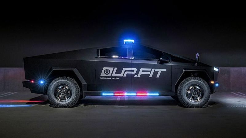Cybertruck подготовили для службы в полиции