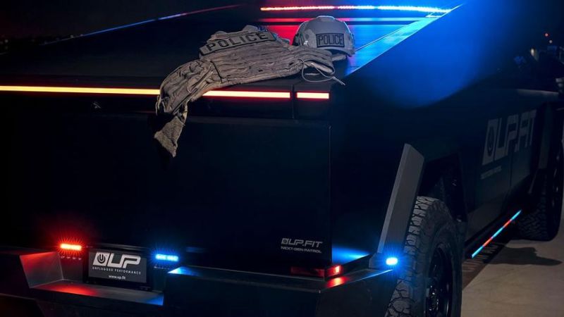 Cybertruck подготовили для службы в полиции
