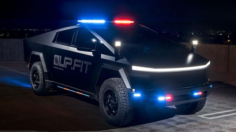 Cybertruck подготовили для службы в полиции