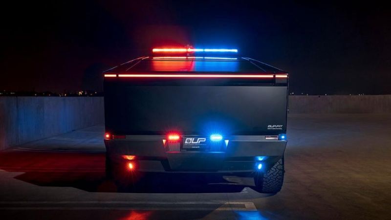 Cybertruck подготовили для службы в полиции