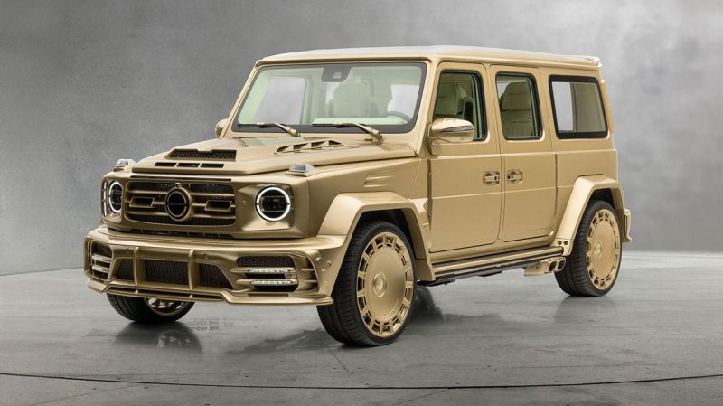 Mansory покрыла «Гелендваген» 24-каратным золотом