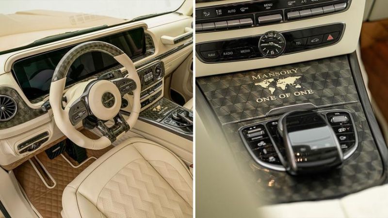 Mansory покрыла «Гелендваген» 24-каратным золотом
