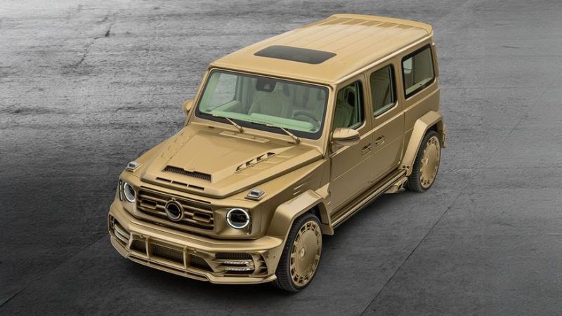 Mansory покрыла «Гелендваген» 24-каратным золотом