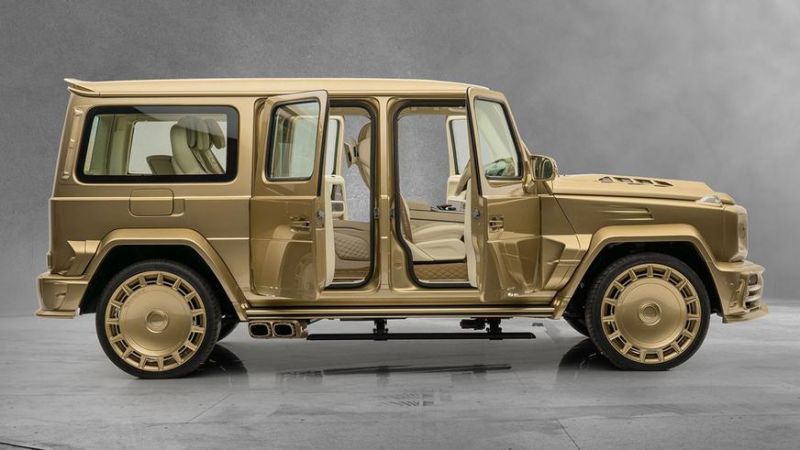 Mansory покрыла «Гелендваген» 24-каратным золотом