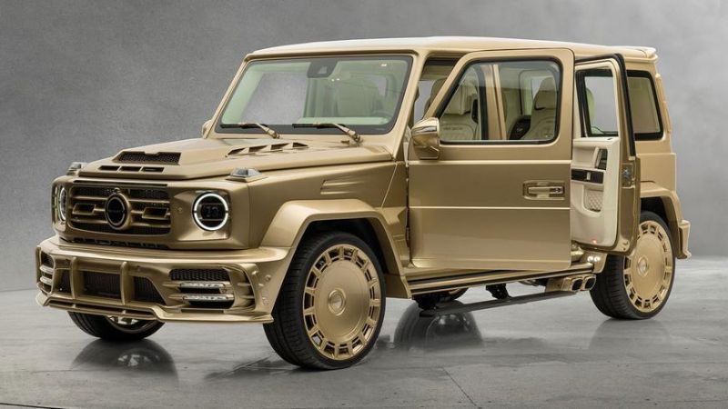 Mansory покрыла «Гелендваген» 24-каратным золотом