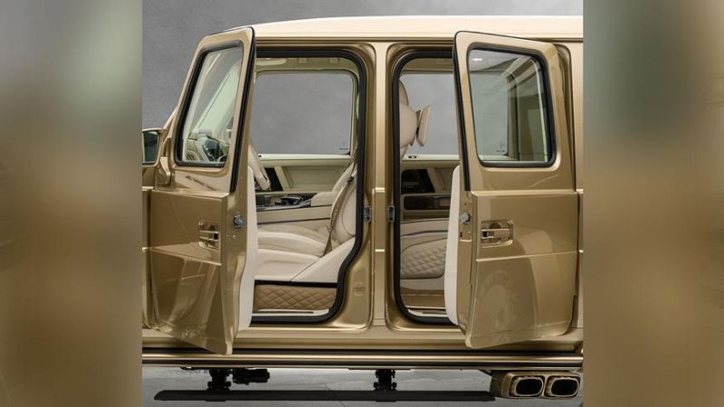 Mansory покрыла «Гелендваген» 24-каратным золотом