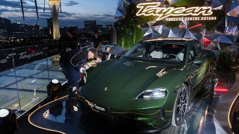 Porsche официально запустил продажи обновлённого Taycan в Казахстане