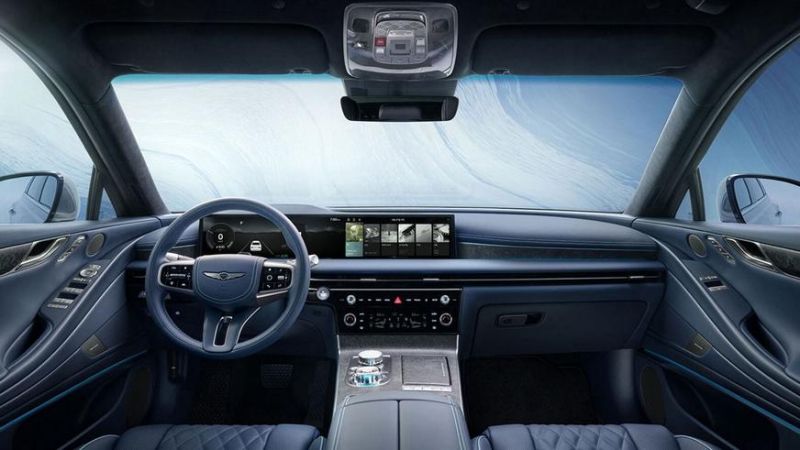 Электрический Genesis G80 стал длиннее и дальнобойнее