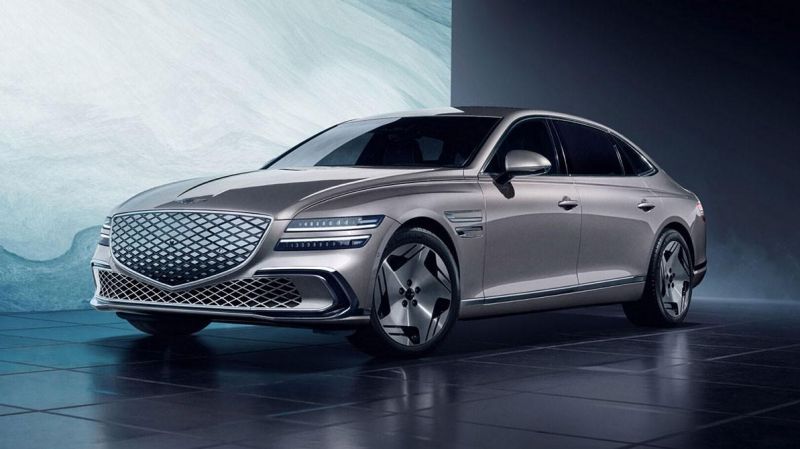 Электрический Genesis G80 стал длиннее и дальнобойнее
