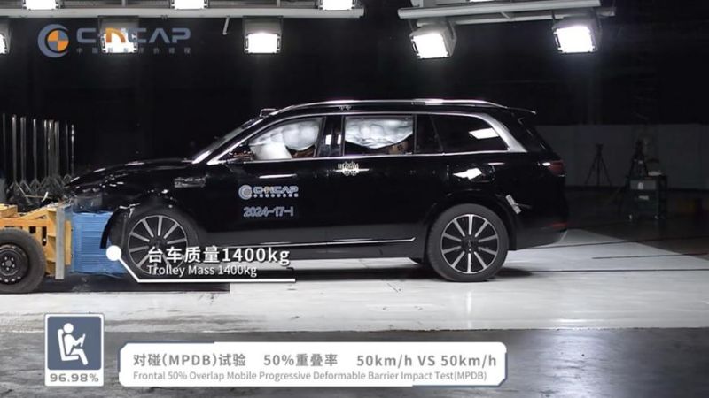 Найден самый безопасный автомобиль Китая – это дорогой электрокроссовер