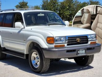 Практически новый Land Cruiser 80 выставлен на торги в США