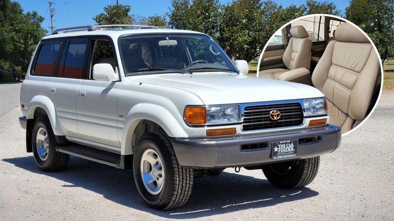 Практически новый Land Cruiser 80 выставлен на торги в США