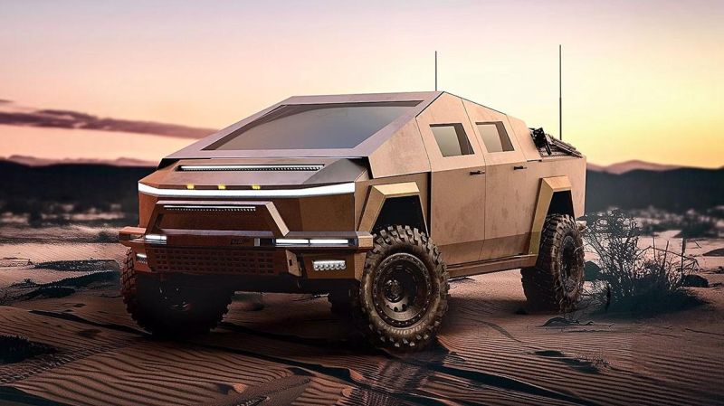 Cybertruck превратят в броневик с генератором на борту