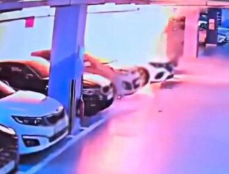Mercedes-Benz EQE спалил 140 машин в подземном паркинге в Инчхоне