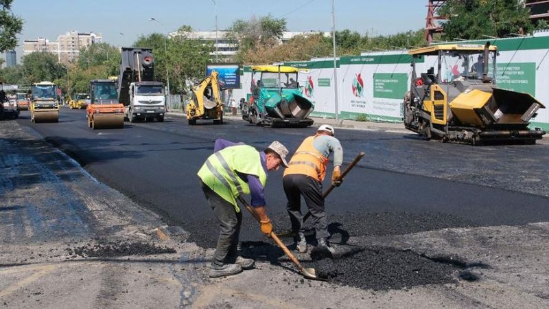 Сколько улиц отремонтируют в Алматы в 2024 году