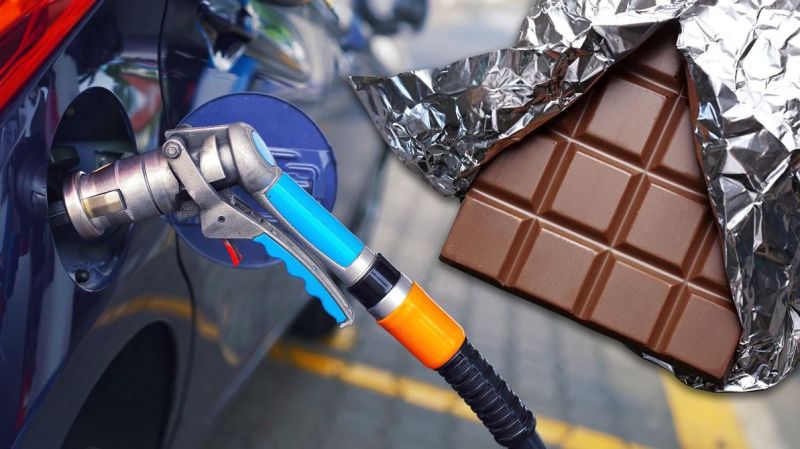 Хочешь заправить газ? Купи шоколадку!