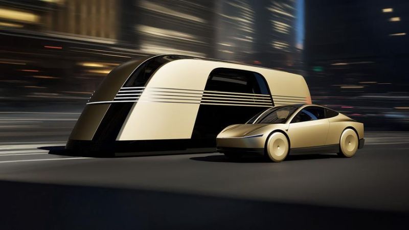 Tesla показала прототип Robotaxi