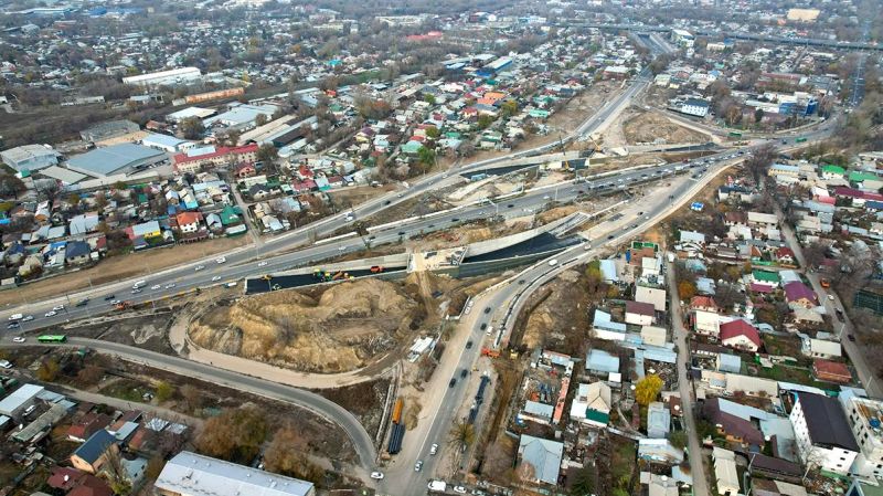 Движение по тоннелям развязки на Жансугурова – Сейфуллина откроют 16 ноября