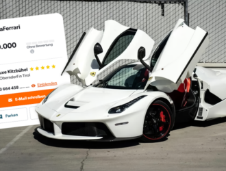 Ferrari LaFerrari почти без пробега оценили дороже Bugatti Chiron